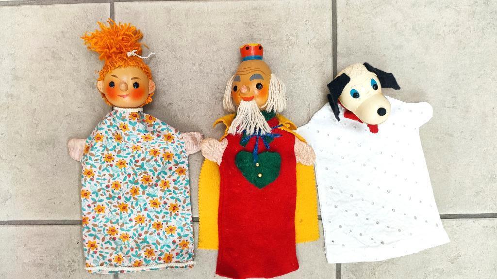 vintage handpoppen, Ophalen of Verzenden, Gebruikt, Overige typen