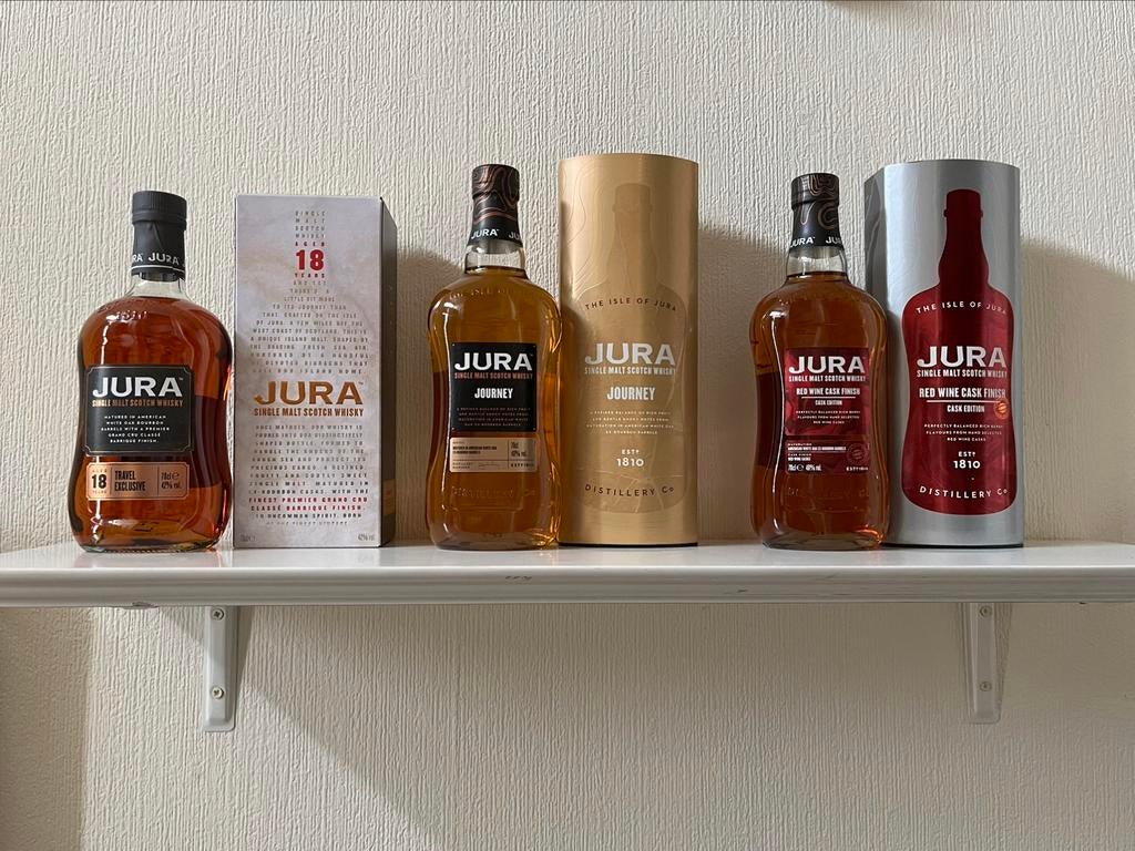 Whisky Jura 18 years, Jura Journey, Jura Red Wine Cask, Verzamelen, Ophalen of Verzenden, Nieuw