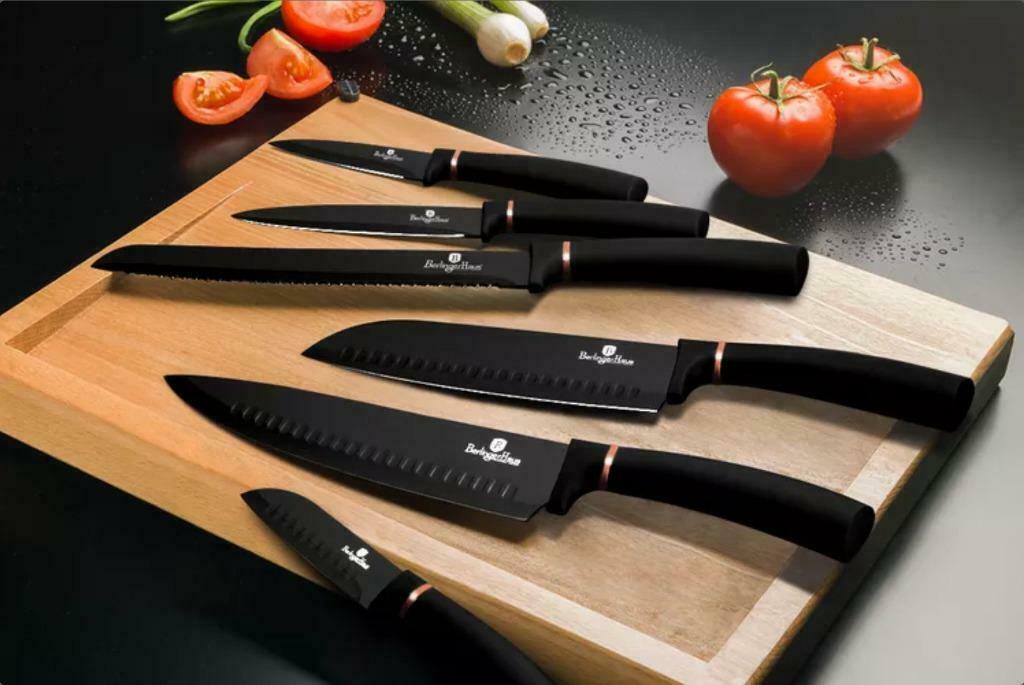 Set van 6 keukenmessen NIEUW niet uitgepakt, Nieuw, Ophalen of Verzenden, Bestekset, Inox of Chroom