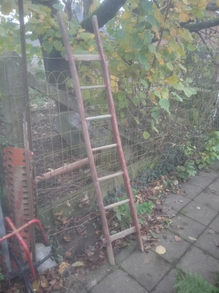 Ancienne échelle en bois - Déco, Enlèvement