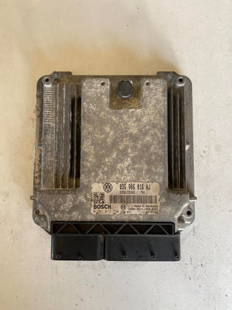 ECU Seat Leon (1P) 2,0 TDi (BKD) 03G906016AJ, Enlèvement ou Envoi, Utilisé, Seat
