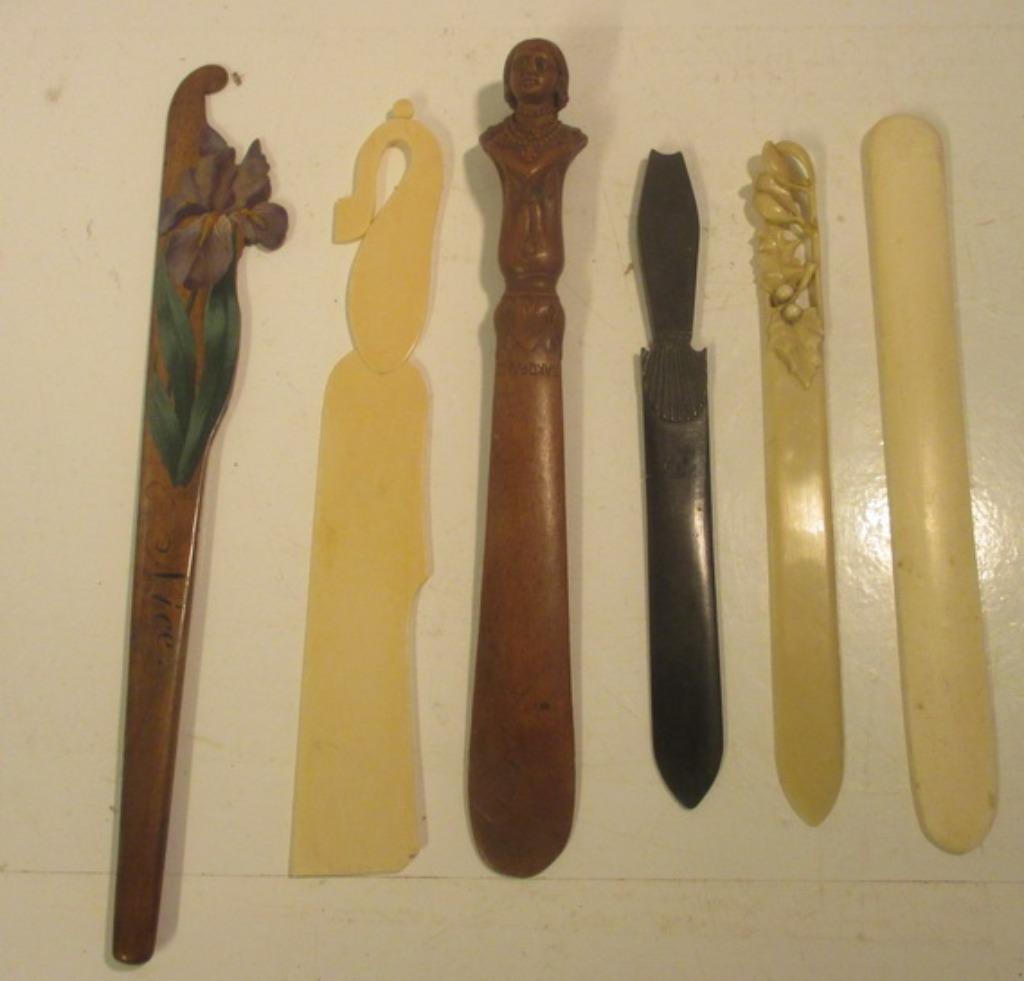 collectie oude antieke briefopeners Spa, celluloid, Antiek en Kunst, Verzenden