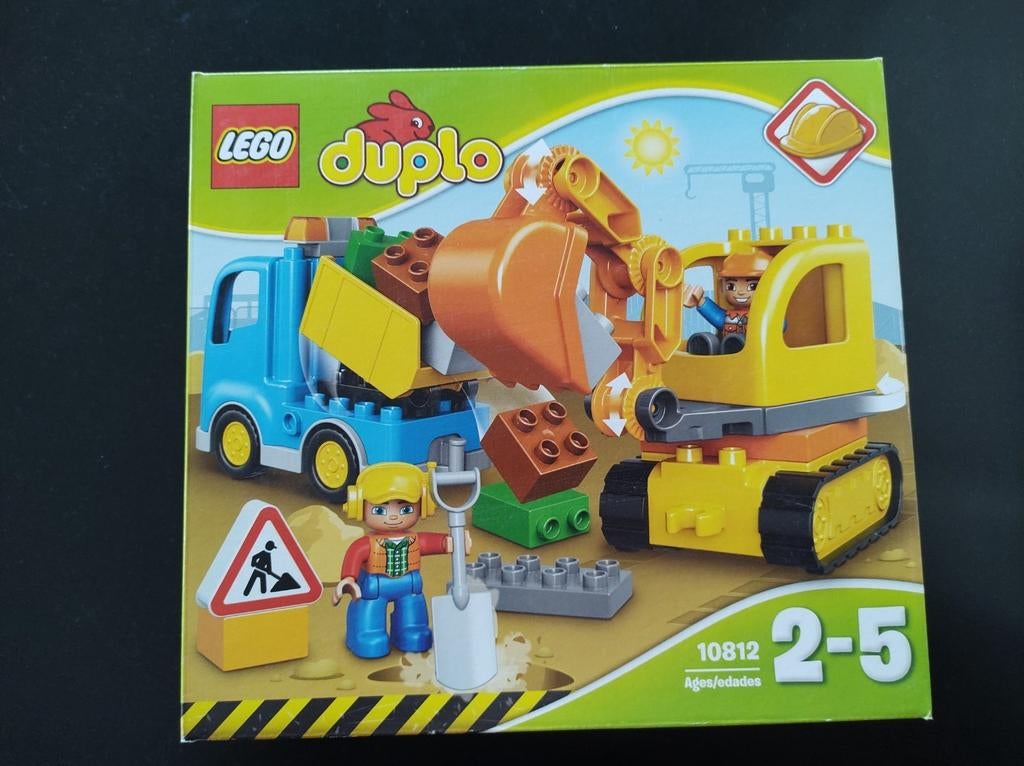 Duplo 10812, rupsband graafmachine, nieuw, Ophalen of Verzenden, Nieuw, Complete set, Duplo