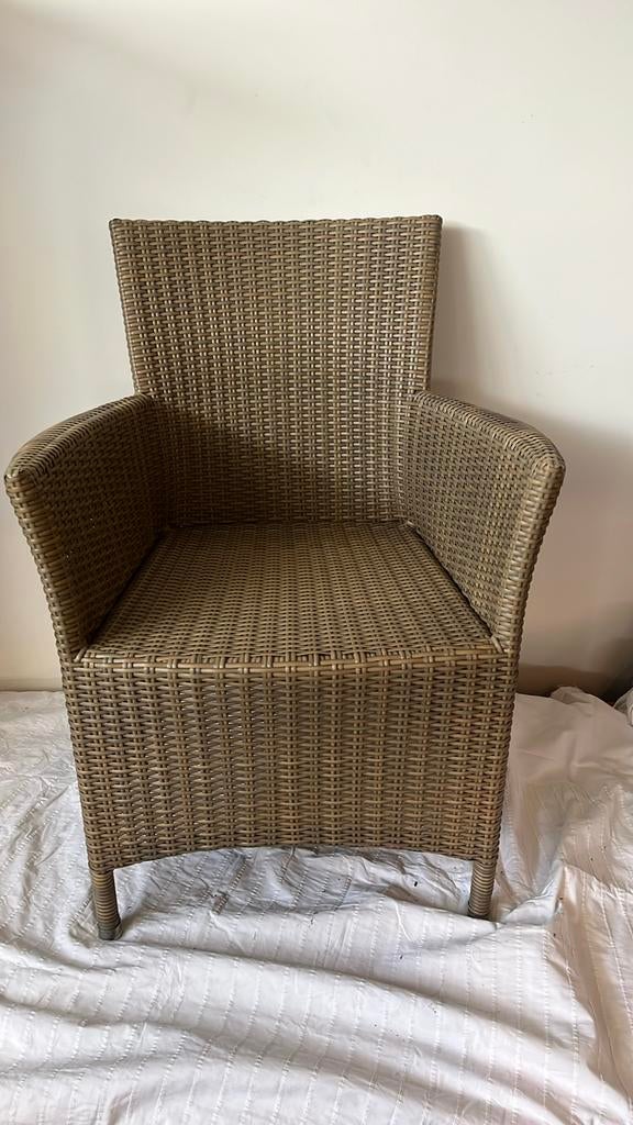 Riete stoelen, Huis en Inrichting, Fauteuils, Ophalen, Zo goed als nieuw
