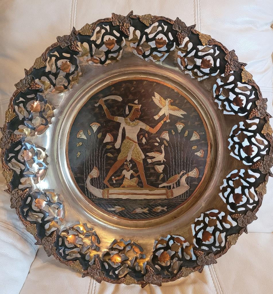 Prachtig Egyptisch wanddecor, Ophalen of Verzenden