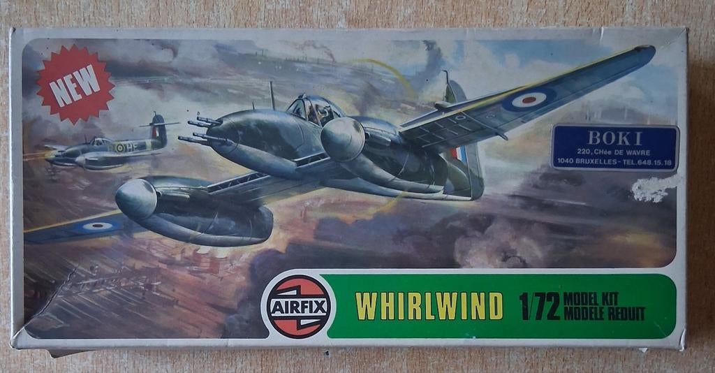 Whirlwind Airfix 1/72, Autres marques, Enlèvement ou Envoi, Comme neuf, 1:72 à 1:144