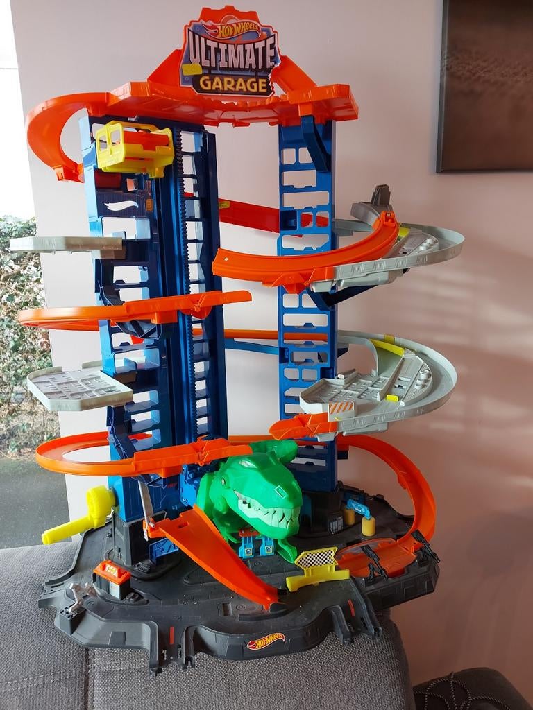 Hot Wheels Ultimate Garage met T-Rex., Enlèvement, Hot Wheels