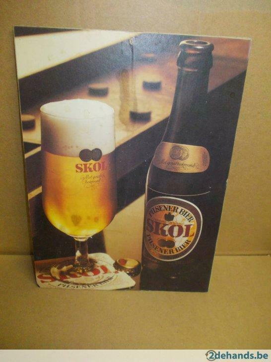 Beersign Reclame.Skol, Ophalen of Verzenden, Gebruikt