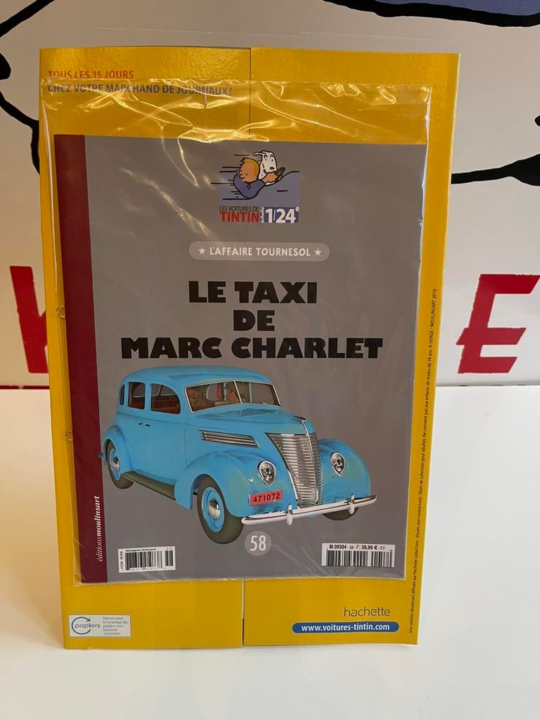 Kuifje tintin auto 1/24 hachette nieuwstaat nr 55 of 58, Ophalen of Verzenden, Nieuw, Auto, Overige merken