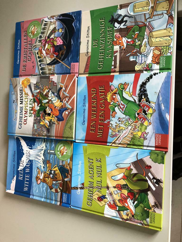 6 verhalen Geronimo Stilton 5€/stuk, Ophalen of Verzenden, Zo goed als nieuw, Geronimo Stilton, Fictie algemeen