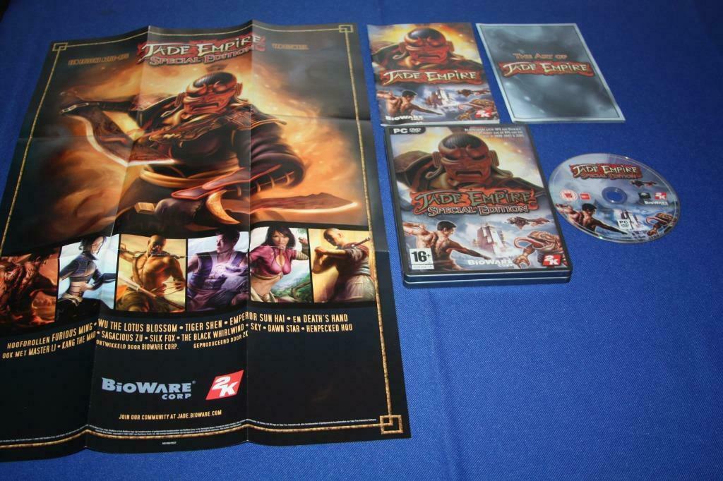 PC DVD-rom Jade Empire Special Edition Metal Case poster 16+, Games en Spelcomputers, Games | Pc, Zo goed als nieuw, Vechten, Vanaf 16 jaar