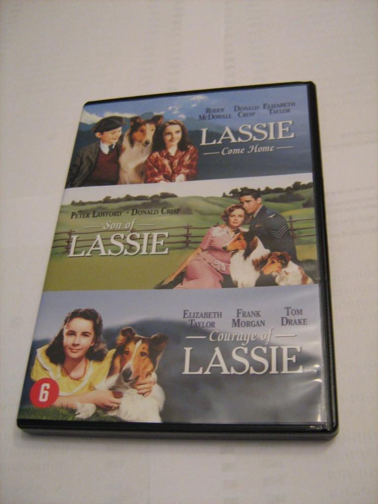 LASSIE  DVD BOX 3 FILMS, À partir de 6 ans, Enlèvement ou Envoi, Comme neuf, Autres genres