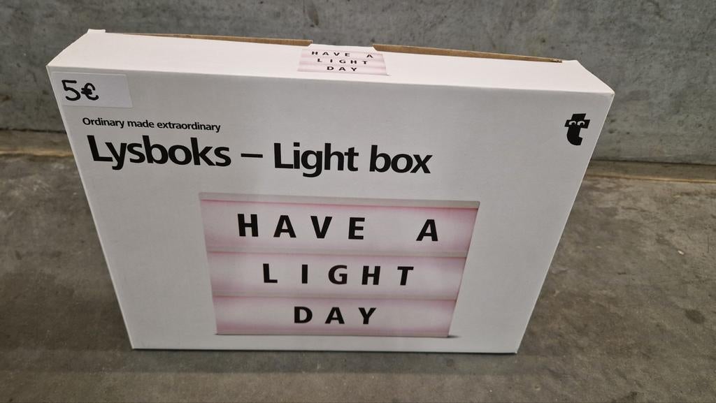 Lightbox, Ophalen of Verzenden, Zo goed als nieuw