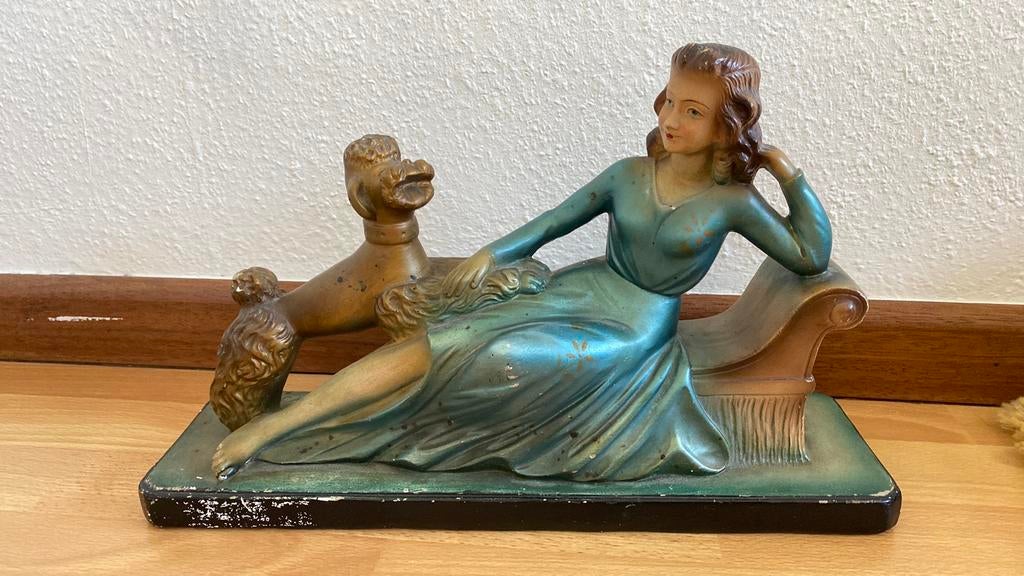 Art deco beeld M Toscana nr 304, Ophalen