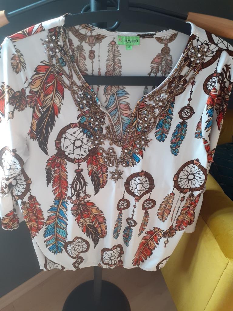 Blouse dames Mt. M K-Design, Ophalen, Gedragen, Maat 38/40 (M)