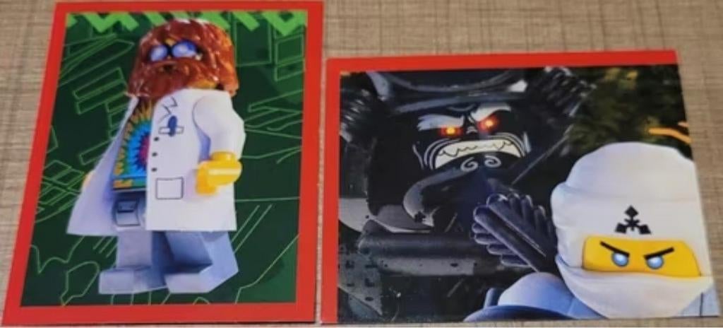 Lego Ninjago: 2 stickers, Collections, Enlèvement ou Envoi, Comme neuf, Autres types