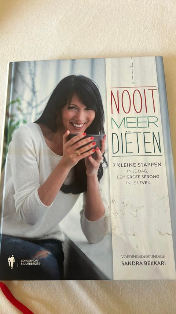 Nooit meer diëten - kookboek - Sandra Bekkari, Enlèvement ou Envoi, Comme neuf