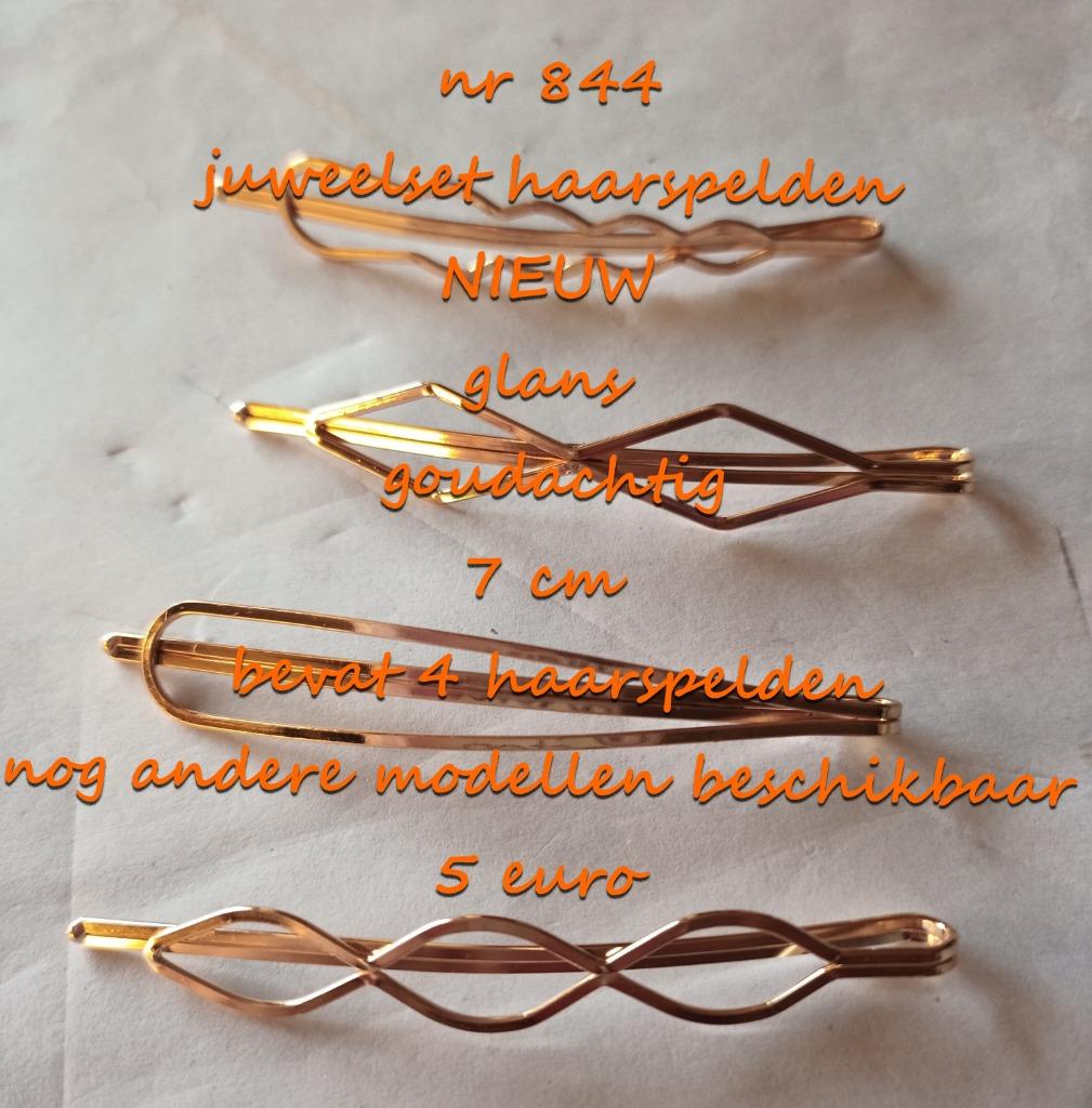 844. Juweelset : haarspelden , NIEUW  @LAATSTE STUK@ verzend, Handtassen en Accessoires, Uiterlijk | Haarverzorging, Nieuw, Haarspeld