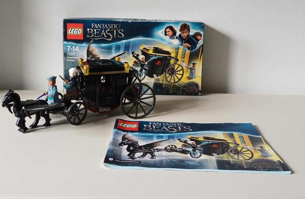 Lego Grindelwald's escape 75951 Fantastic Beasts, Ophalen of Verzenden, Zo goed als nieuw, Complete set, Lego