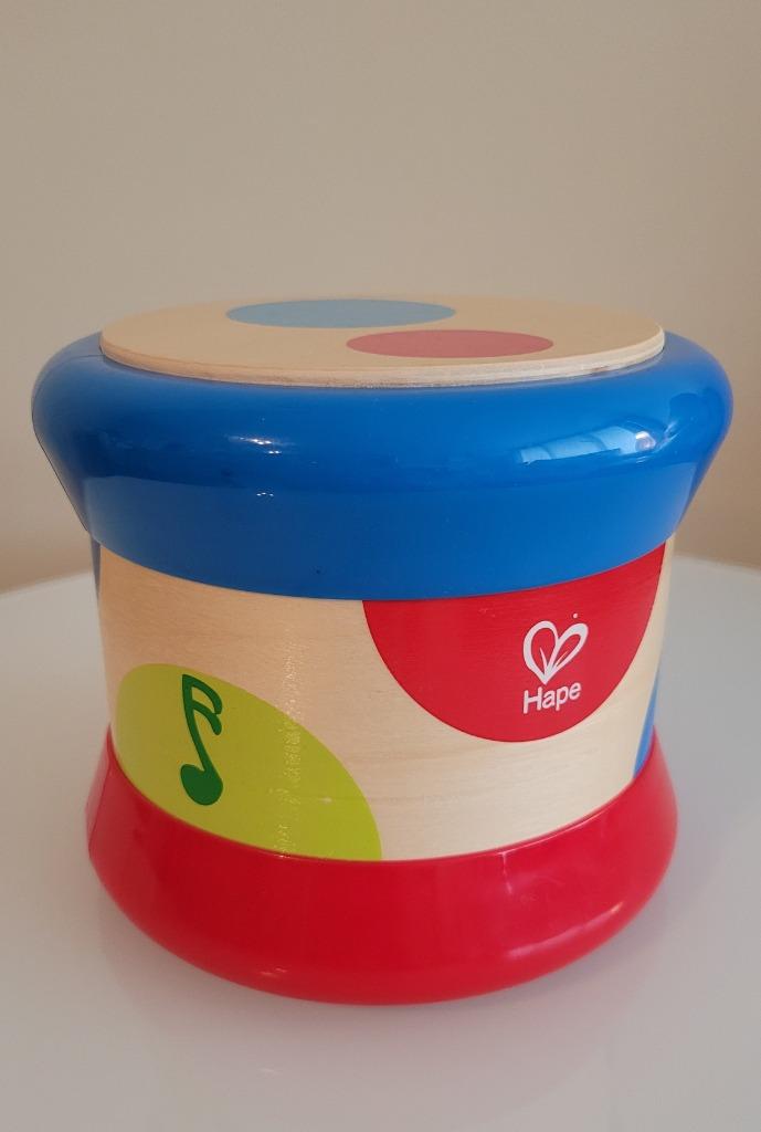 Hape Rollende Baby Trommel - Speelgoedinstrument, Kinderen en Baby's, Ophalen, Zo goed als nieuw