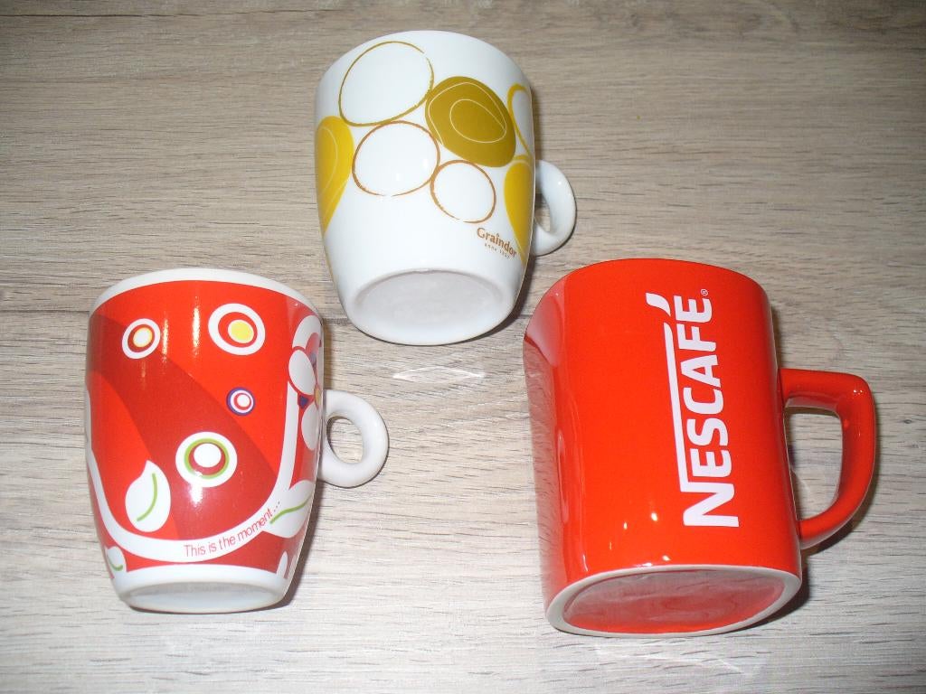 Nieuw! 3 mokken, Enlèvement, Neuf, Tasse(s) et/ou soucoupe(s)