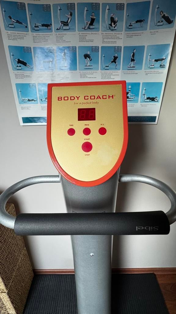 Body Coach trilplaat, Ophalen, Zo goed als nieuw, Trilplaat