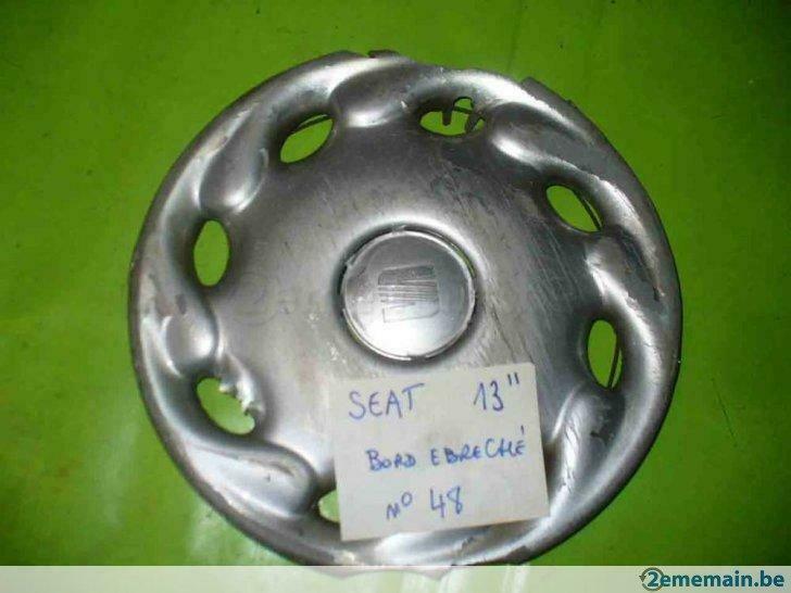 enjoliveur seat 13''  (n°48)  1pc, Autos : Pièces & Accessoires, Pneus & Jantes, Enlèvement ou Envoi, Utilisé, 13 pouces, Jante(s)