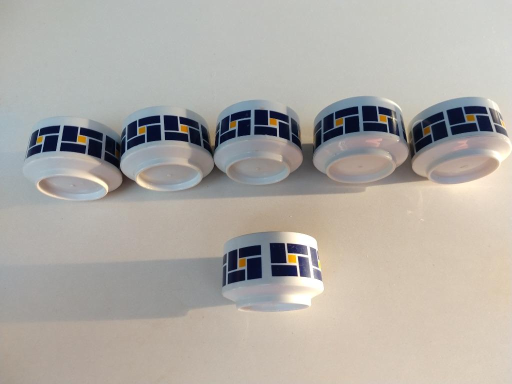 6 Vintage eierdopjes West Germany, Ophalen