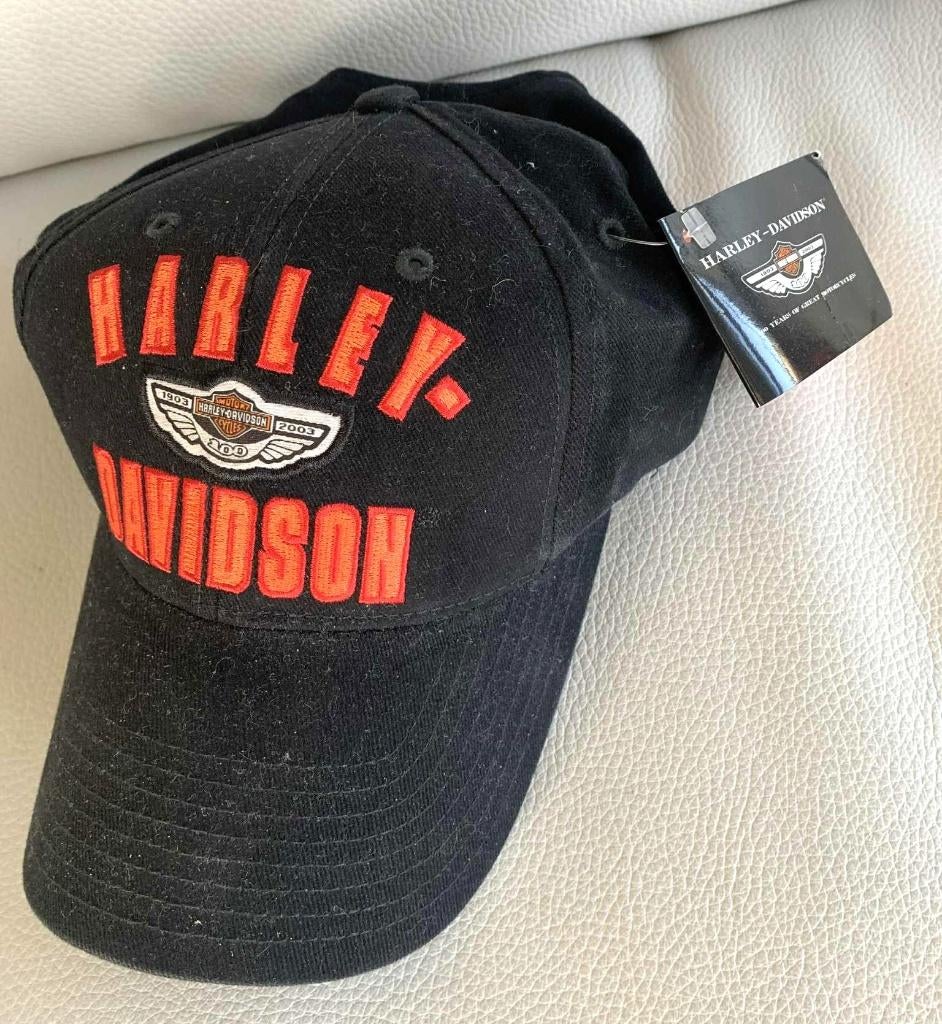 Casquette 100e anniversaire Harley Davidson neuve, Enlèvement ou Envoi, Neuf, avec ticket, Harley Davidson