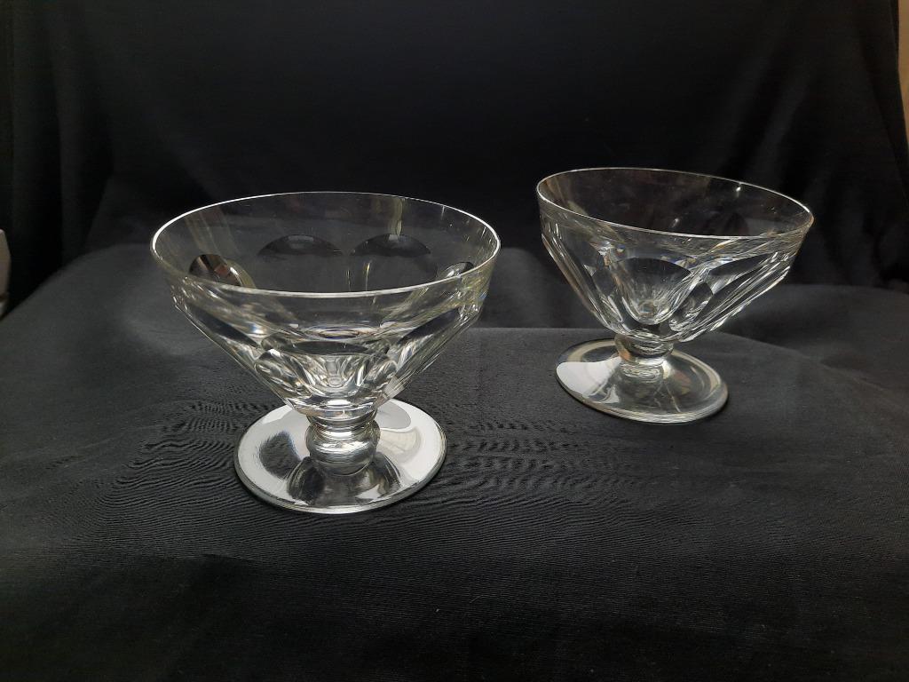 Baccarat ,2 coupes cristal modèle Talleyrand., Ophalen of Verzenden