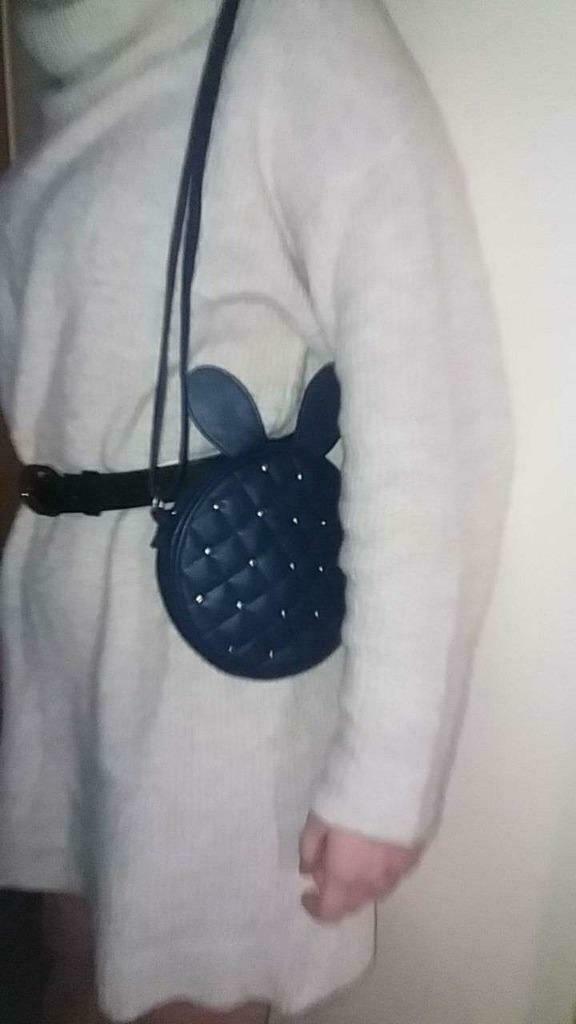 H&M: Sac à main bleu., Ophalen of Verzenden, Zo goed als nieuw, Blauw, Overige merken