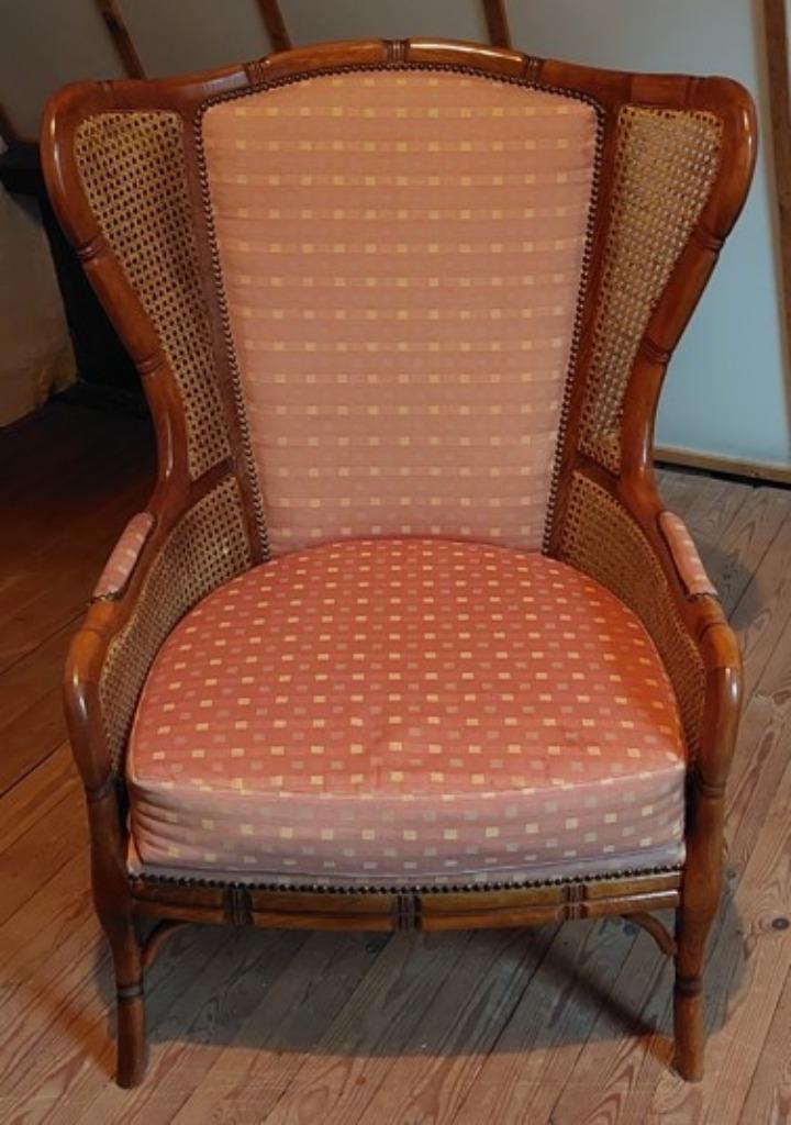 Twee Giorgetti - Fauteuil - Bamboe, Ophalen of Verzenden, Zo goed als nieuw