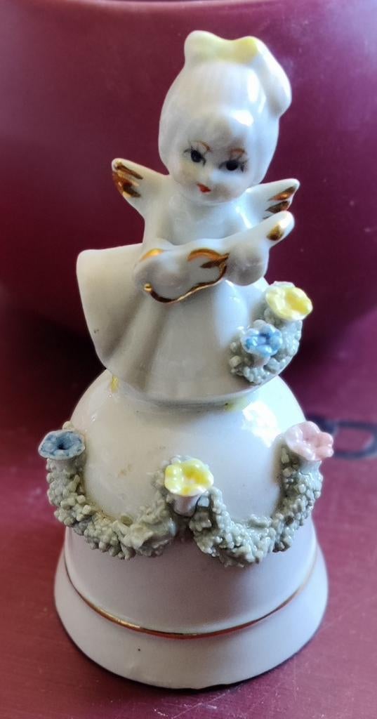 Clochette porcelaine ange, Enlèvement ou Envoi, Comme neuf
