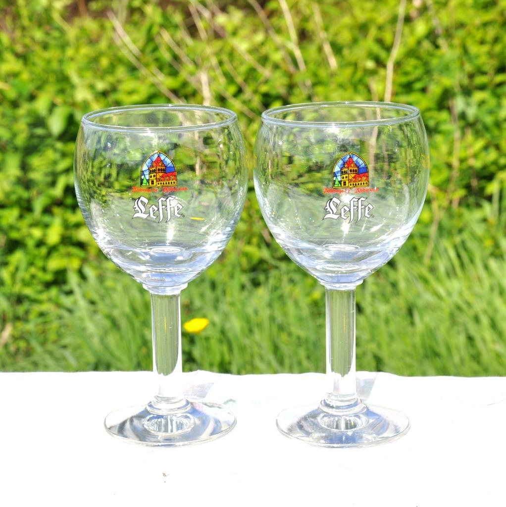 2 verres leffe 20 cl, Enlèvement ou Envoi, Comme neuf, Verre ou Verres, Leffe