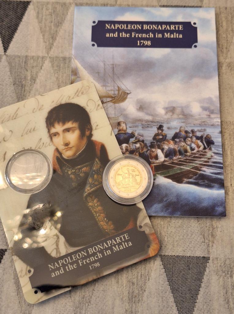 Malta 2 euro 2023 Napoleon Bonaparte BU, Postzegels en Munten, Ophalen of Verzenden, Malta, 2 euro, Losse munt
