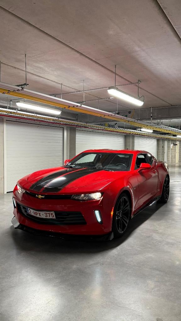 Chevorlet Camaro, Rouge, Cuir et Alcantara, Achat, Entreprise