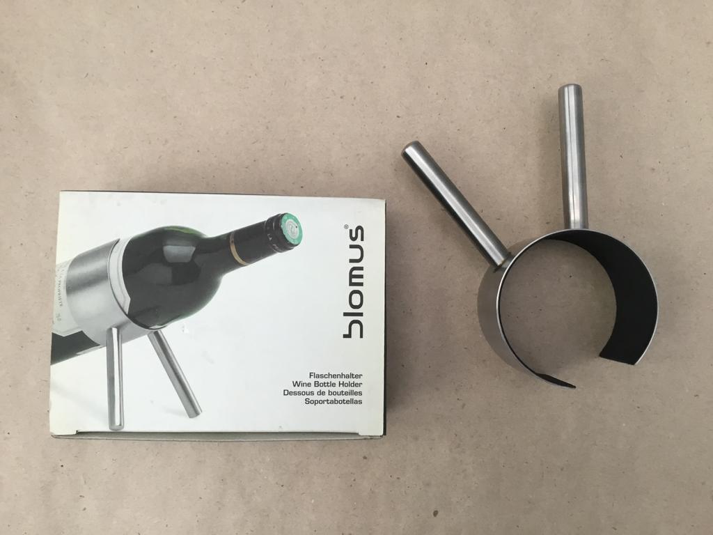 Wijnfleshouder merk Blomus, Huis en Inrichting, Ophalen of Verzenden, Zo goed als nieuw