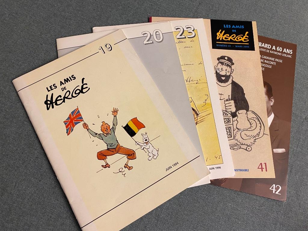 Kuifje - 5 Tijdsschriften (Les amis Hergé), Ophalen of Verzenden, Kuifje, Zo goed als nieuw, Boek of Spel