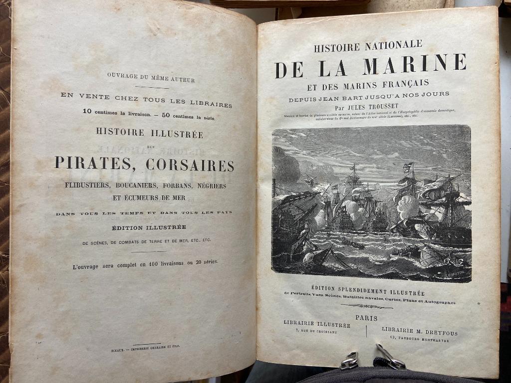 ‎Histoire nationale de la marine & des marins français ~1890, Enlèvement, Trousset Jules