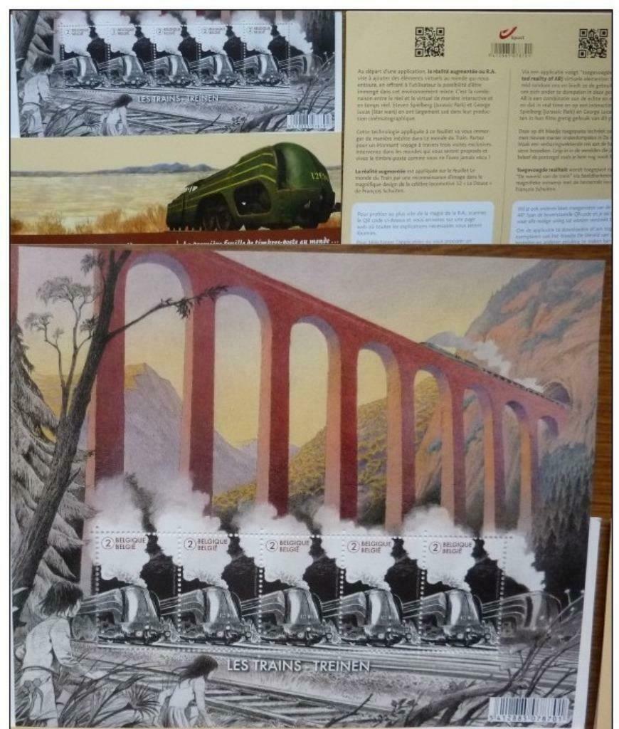 2014-- 5 TIM X 3.26€ val2026 -locomotive type 12 DESCRIPTION, Collections, Enlèvement ou Envoi, Neuf, Train, Livre ou Revue