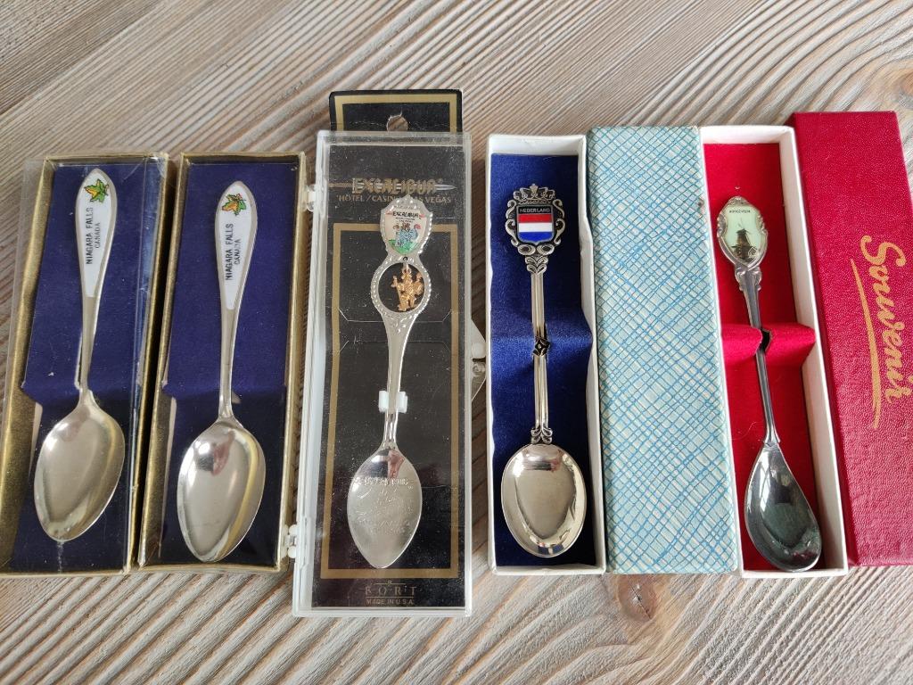 Lot vintage verzilverde lepeltjes, Enlèvement ou Envoi