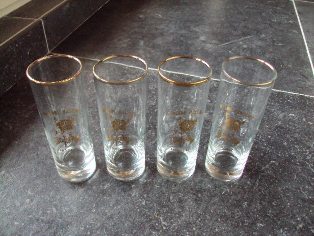 4 coctailglazen, Ophalen, Zo goed als nieuw, Overige typen