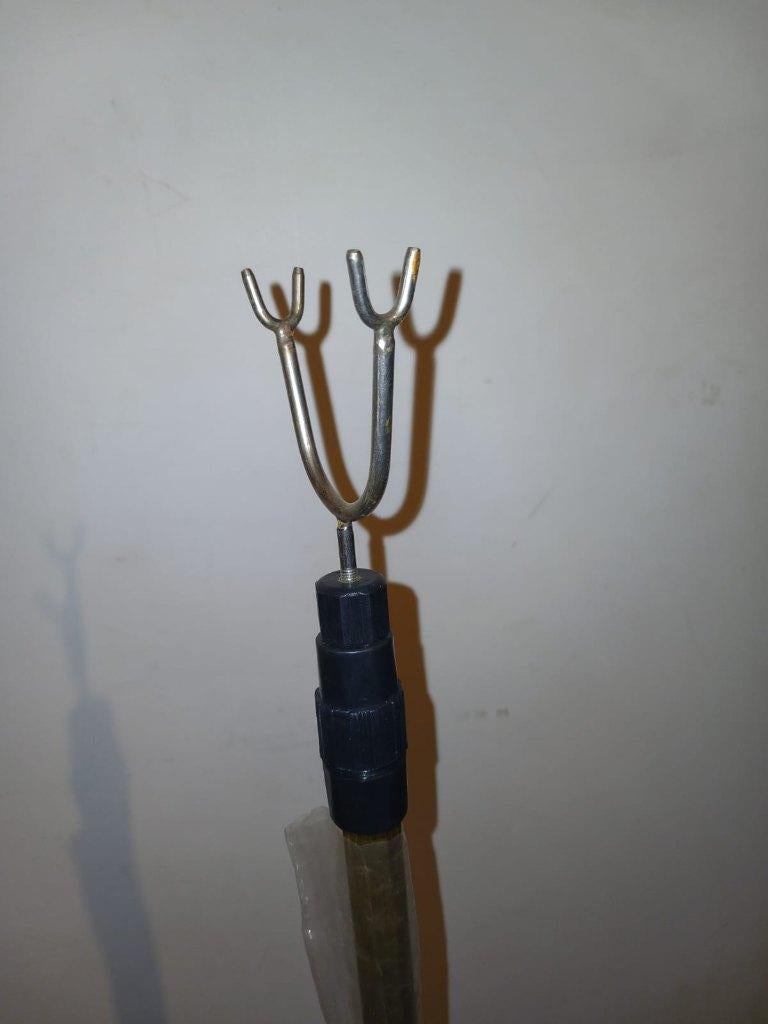 Fourche à linge extensible tube doré & acier chromé (Neuf), Enlèvement ou Envoi, Neuf
