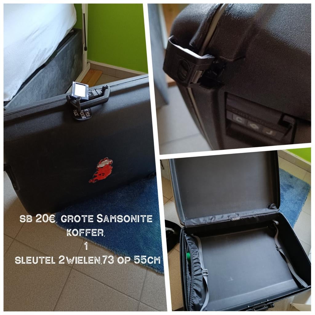 Samsonite koffer, 73x55, Ophalen of Verzenden, Gebruikt