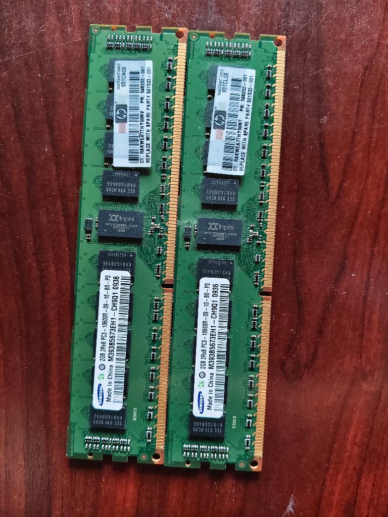 RAM DDR3-1333 4 GB (2 x 2 GB), Computers en Software, RAM geheugen, DDR3, Ophalen of Verzenden, Zo goed als nieuw, Desktop