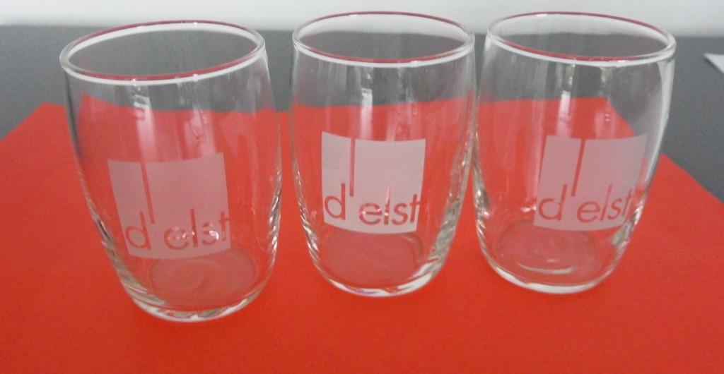 LOT de 3 Verres  " ELST ", Enlèvement ou Envoi, Comme neuf, Autres types