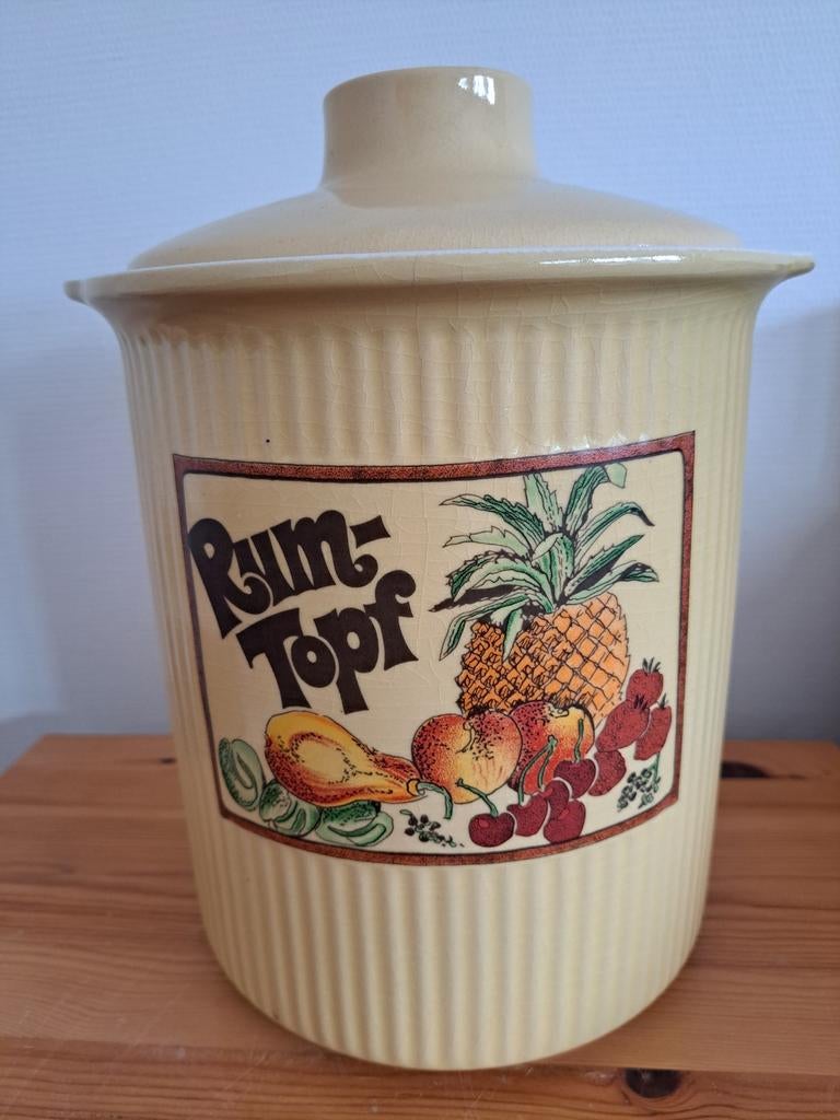 Rumtopf pot ,groot in uitstekende nieuwstaat., Enlèvement