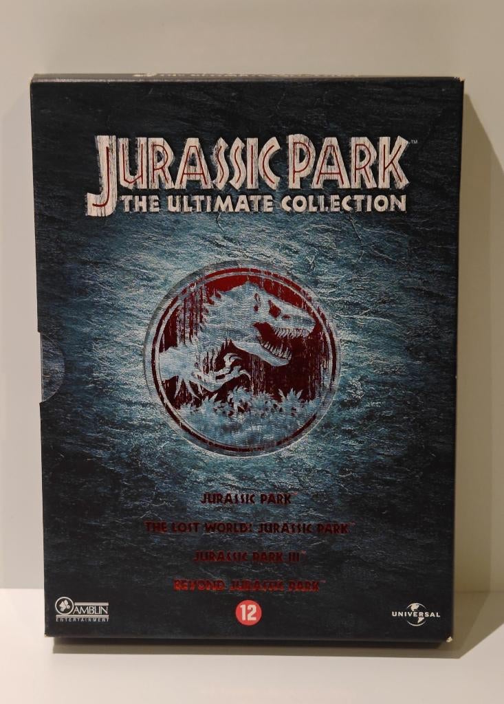 Jurassic Park Ultimate Collection 1–3 NL 4 DVD Spielberg, CD & DVD, DVD | Action, Comme neuf, Action, À partir de 12 ans, Enlèvement ou Envoi