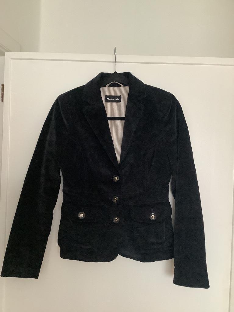 Vestje Massimo Dutti, Kleding | Dames, Jasjes, Kostuums en Pakken, Ophalen, Blauw, Zo goed als nieuw, Jasje