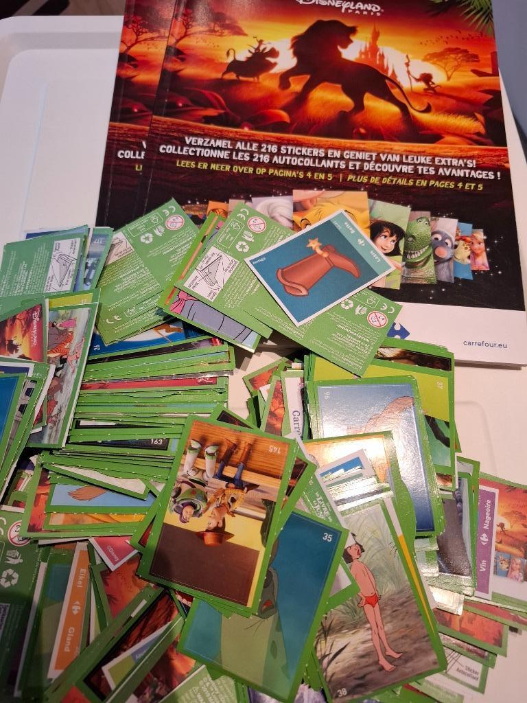Disney stickers voor in het Disneyboek Carrefour, Verzamelen, Overige supermarkten, Ophalen